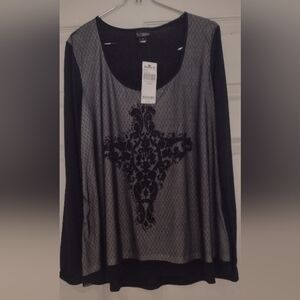 Buckle Long Sleeve Cross shirt